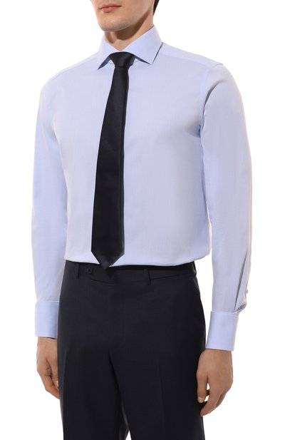 Хлопковая сорочка ZEGNA, арт. 701511A7/9MS0BA, фото 3