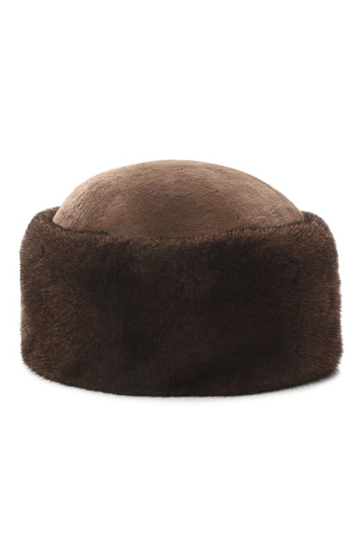 Меховая шапка Татти из норки FurLand 0163500140337600000 Коричневый  0163500140337600000 Фото 2
