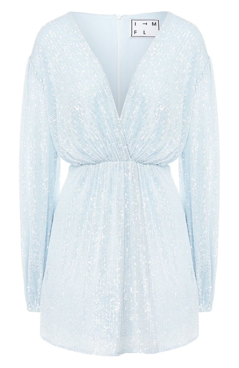 Платье с пайетками IN THE MOOD FOR LOVE голубого цвета по цене 51300 руб., арт. Y0UNG DRESS, фото 1 Платье с пайетками IN THE MOOD FOR LOVE, арт. Y0UNG DRESS, фото 1