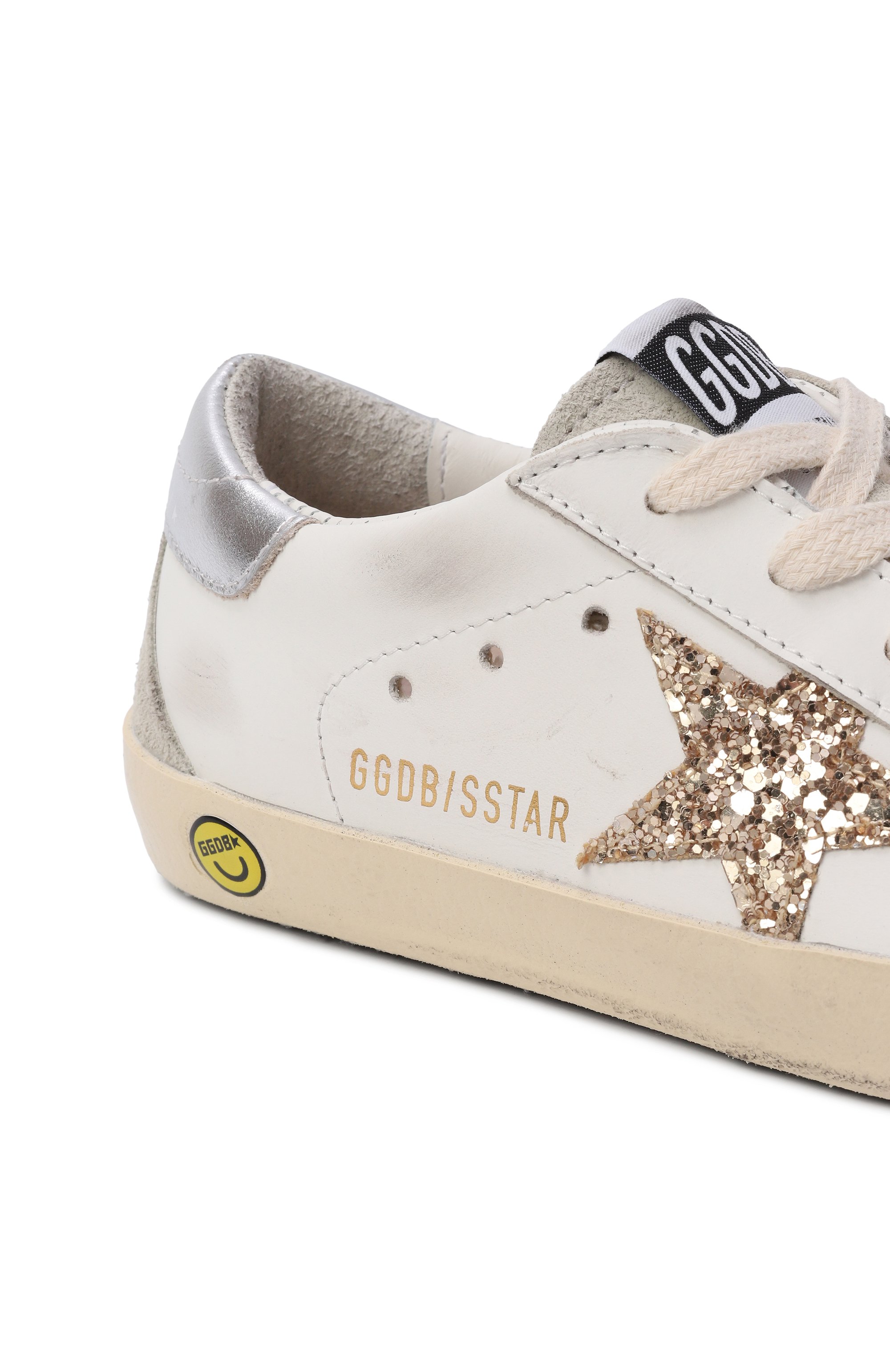 Кожаные кеды super-star GOLDEN GOOSE DELUXE BRAND, арт. GYF00102.F008030, фото 5