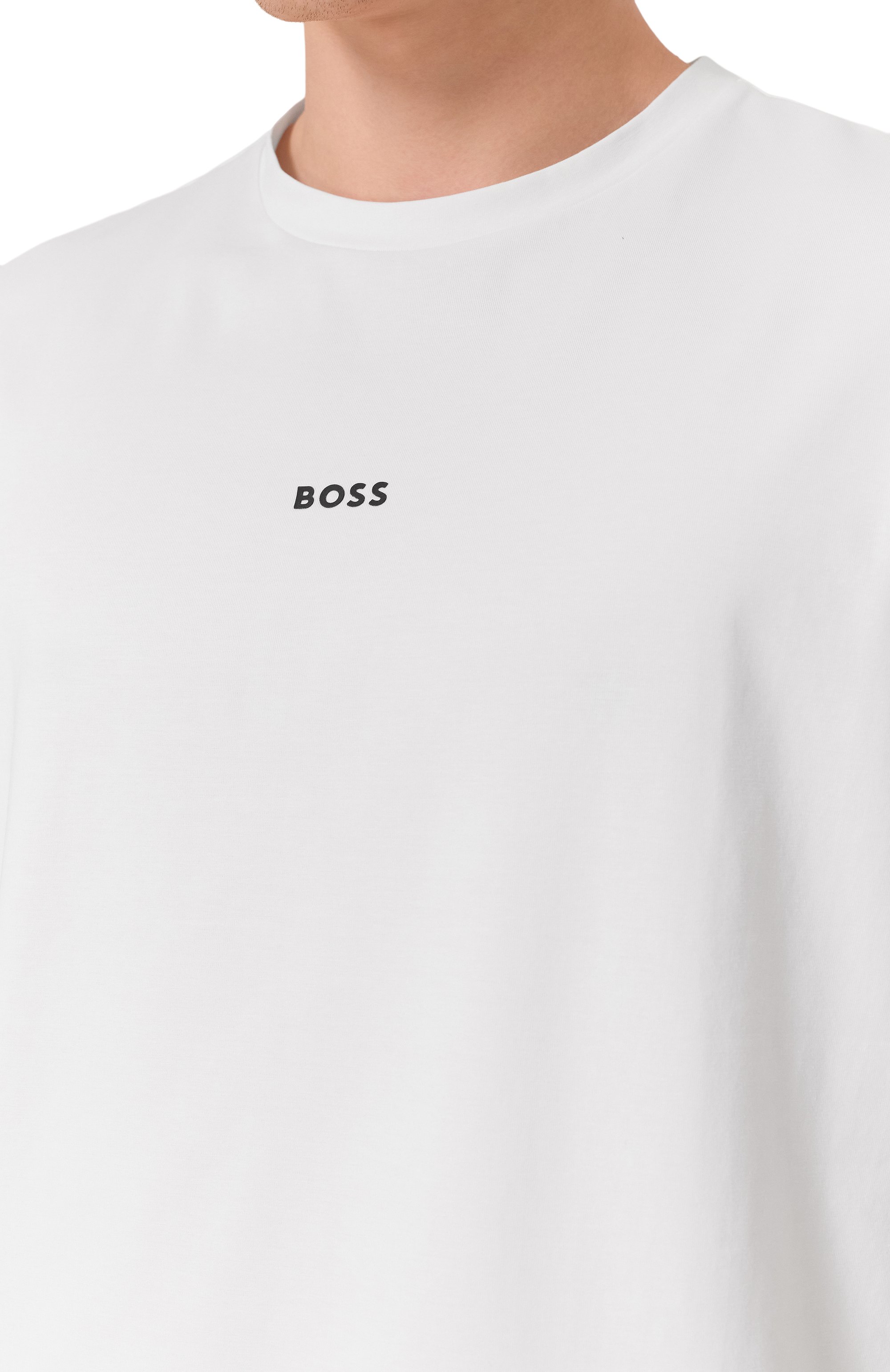 Хлопковая футболка BOSS ORANGE, арт. 50473278, фото 5