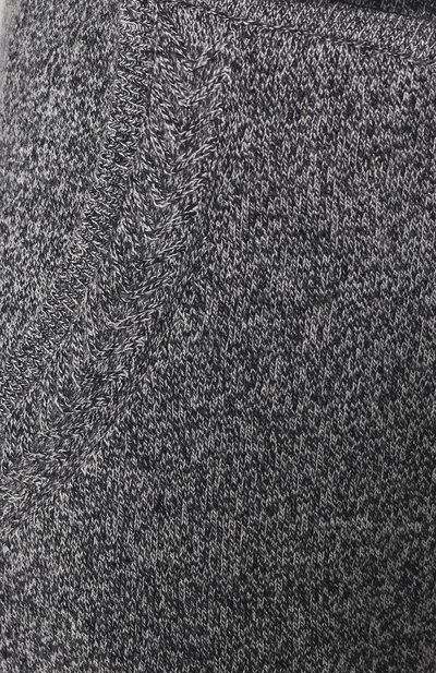 Кашемировые джоггеры ADDICTED черно-белого цвета по цене 27550 руб., арт. MK697, фото 5 Кашемировые джоггеры ADDICTED, арт. MK697, фото 5