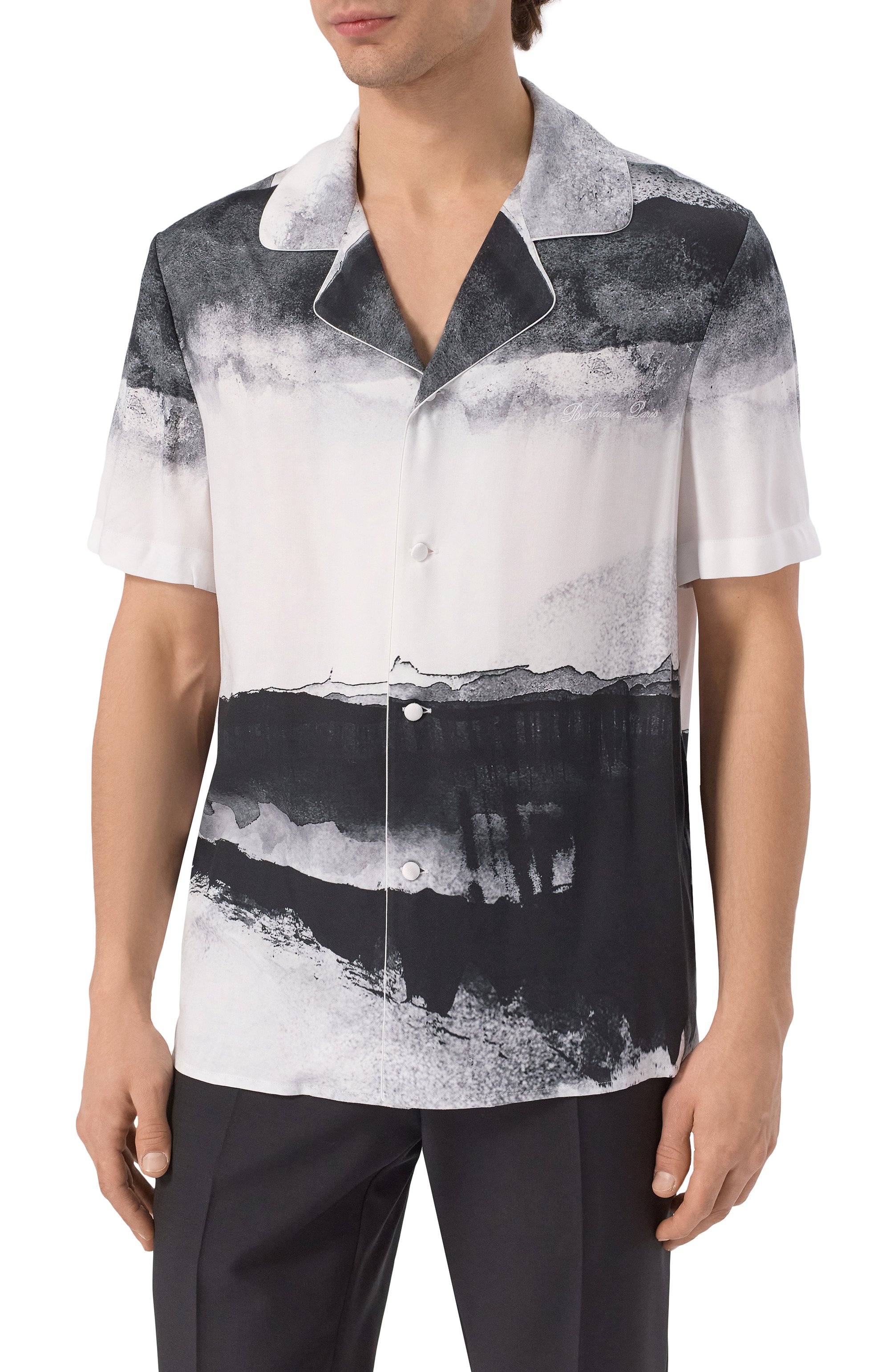 Рубашка из вискозы BALMAIN, арт. EH0HN087/VI27, фото 3