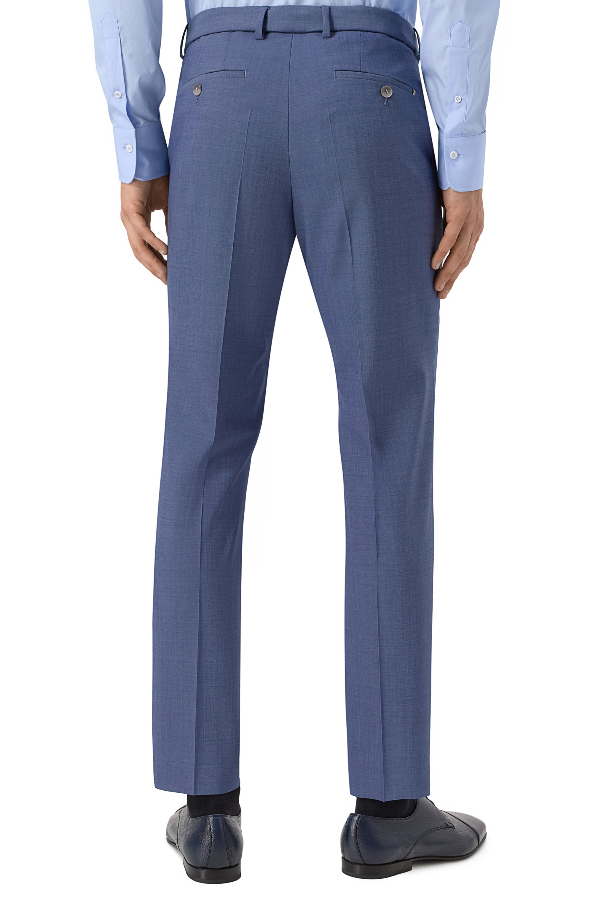 Шерстяные брюки BOSS, арт. 50535041, фото 4