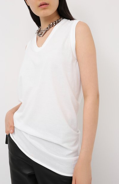 Хлопковый топ RICK OWENS, арт. RP20F2102/JA, фото 3