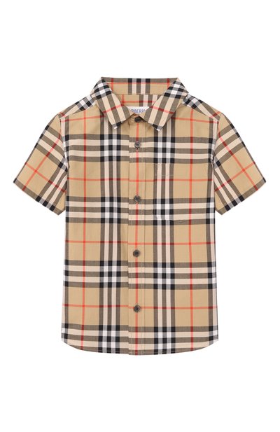 Хлопковая рубашка BURBERRY, арт. 8121244