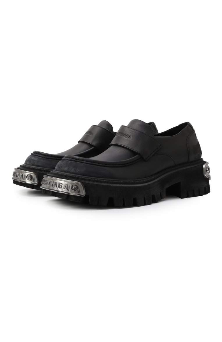 Кожаные лоферы tractor BALENCIAGA, арт. 825735/WBSA8, фото 1