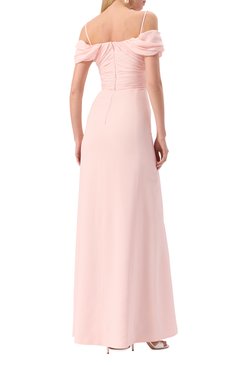 Женское платье GIAMBATTISTA VALLI светло-розового цвета, арт. 25SSPVTE5139-18GDM | Фото 4 (Длина Ж (юбки, платья, шорты): Макси; Материал сплава: �Проставлено; Драгоценные камни: Проставлено; Стили: Романтичный; Рукава: На бретелях; Женское Кросс-КТ: Платье-одежда; Случай: Коктейльный; Материал внешний: Синтетический материал)