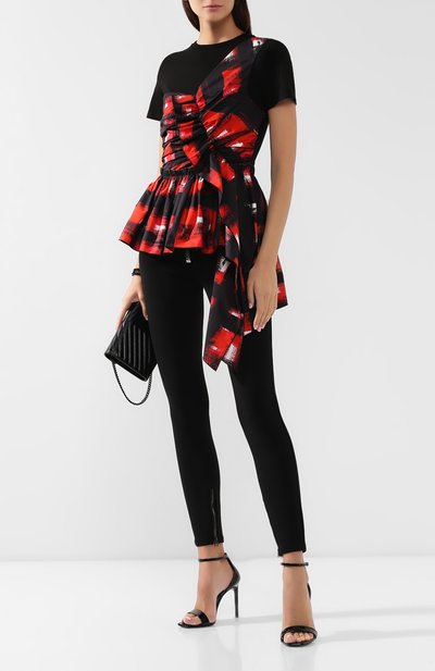 Хлопковый топ ALEXANDER MCQUEEN, арт. 585032/QLAAA, фото 2