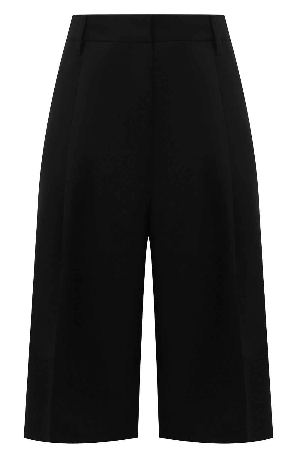 Шерстяные шорты DRIES VAN NOTEN черного цвета по цене 48100 руб., арт. 212-010974-3183, фото 1 Шерстяные шорты DRIES VAN NOTEN, арт. 212-010974-3183, фото 1