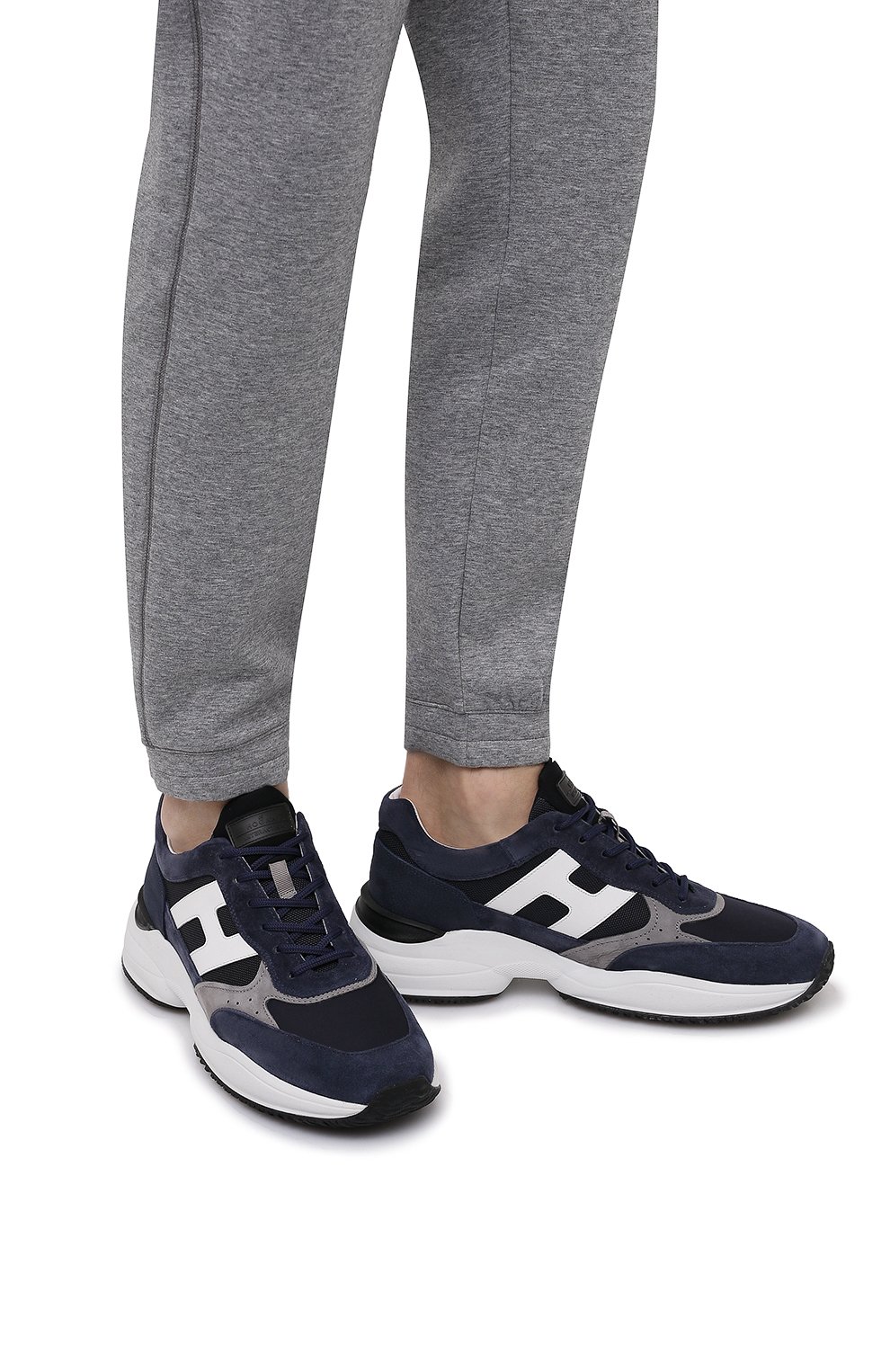 Комбинированные кроссовки HOGAN, арт. HXM5450DN90R1P, фото 3