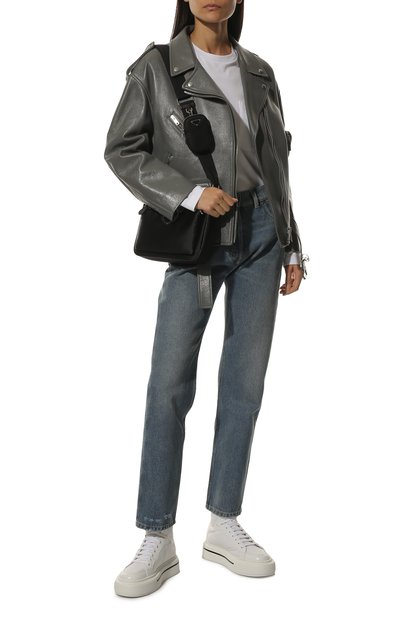 Текстильные кеды macro PRADA, арт. 1T642M-3LF5-F0009-B045, фото 2