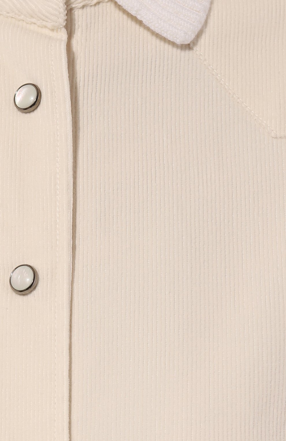 Вельветовая рубашка LORENA ANTONIAZZI кремового цвета по цене 79150 руб., арт. C2492CA55B/4245, фото 5 Вельветовая рубашка LORENA ANTONIAZZI, арт. C2492CA55B/4245, фото 5