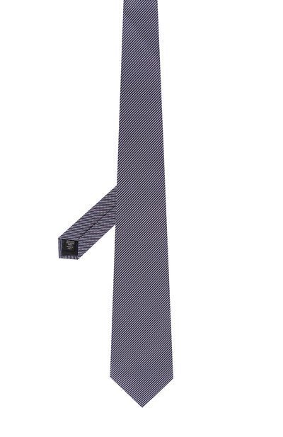 Шелковый галстук с узором ZEGNA фиолетового цвета по цене 18350 руб., арт. Z3E24/1XW, фото 2 Шелковый галстук с узором ZEGNA, арт. Z3E24/1XW, фото 2