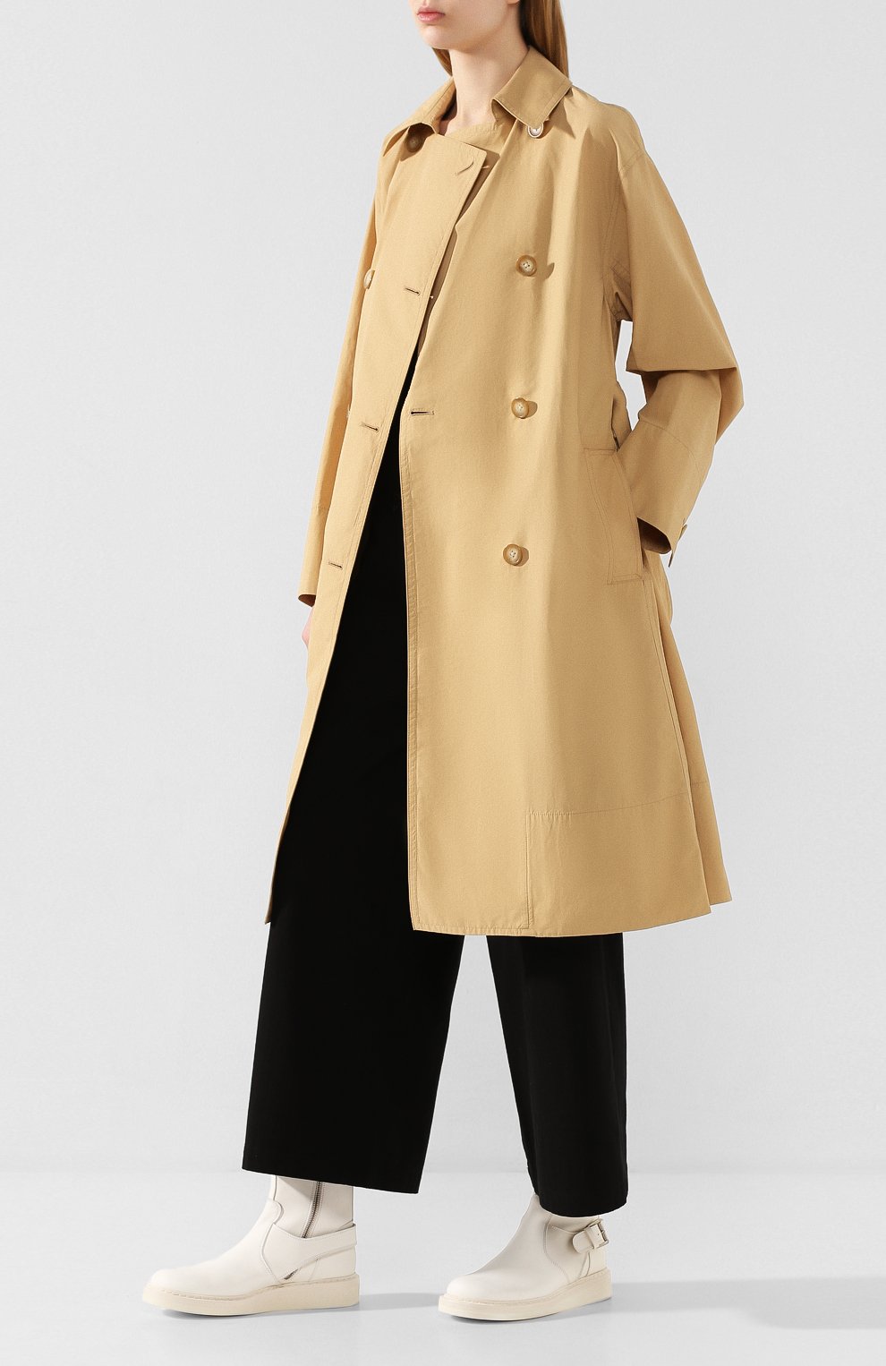 Кожаные ботинки ANN DEMEULEMEESTER, арт. 2001-2808-356-001, фото 2