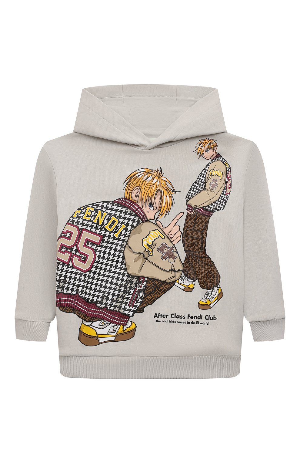 Хлопковое худи FENDI, арт. JMH178/5V0, фото 1