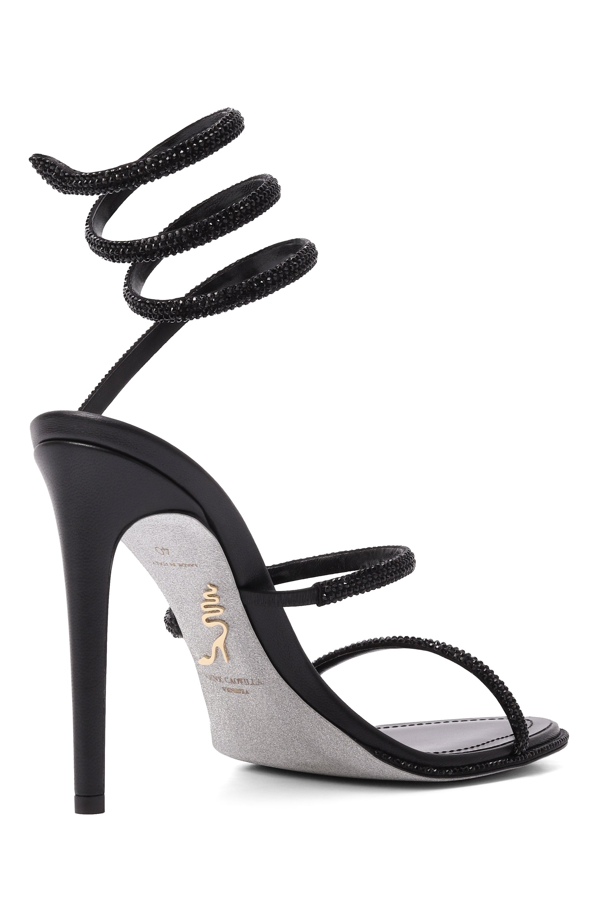 Текстильные босоножки cleo 105 RENE CAOVILLA, арт. C12538-105/R001, фото 5