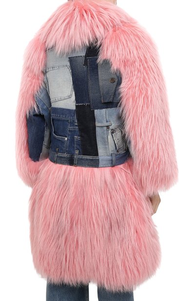 Комбинированная шуба DOLCE & GABBANA, арт. F0W22F/GDK05, фото 4