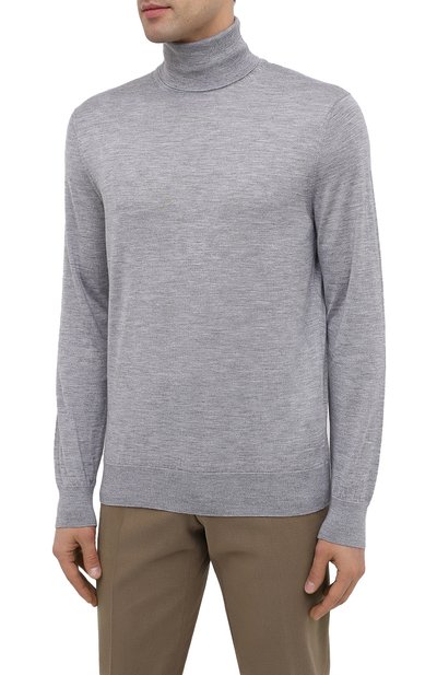 Водолазка из кашемира и шелка ZEGNA, арт. U7J00/120, фото 3