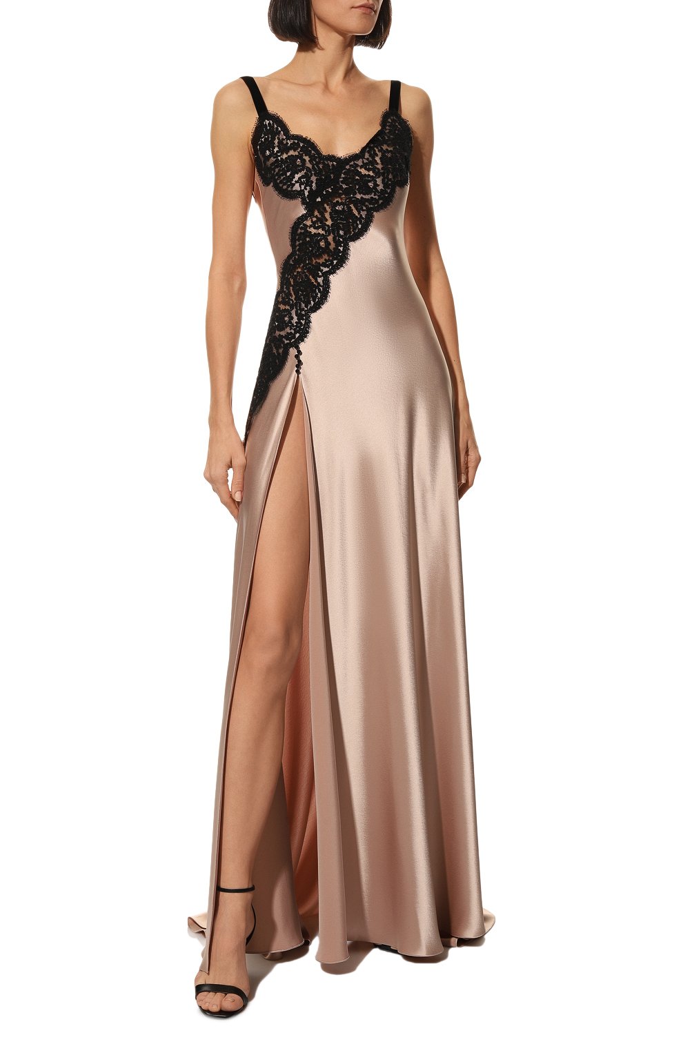 Шелковое платье YANA DRESS бежевого цвета по цене 289000 руб., арт. 1-23/3-800-3151/7, фото 2 Шелковое платье YANA DRESS, арт. 1-23/3-800-3151/7, фото 2