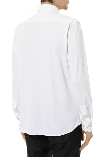 Хлопковая рубашка BOSS, арт. 50496870, фото 4