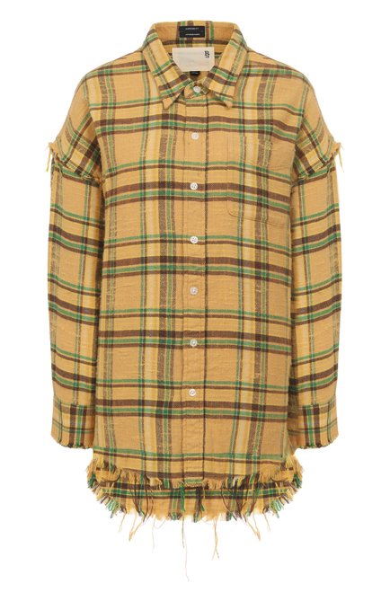 Женская хлопковая рубашка R13, арт. R13WR075-R601B