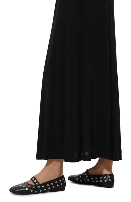 Балетки Ryder из экокожи Stella McCartney 810473/W1IL0 Чёрный  810473/W1IL0 Фото 3