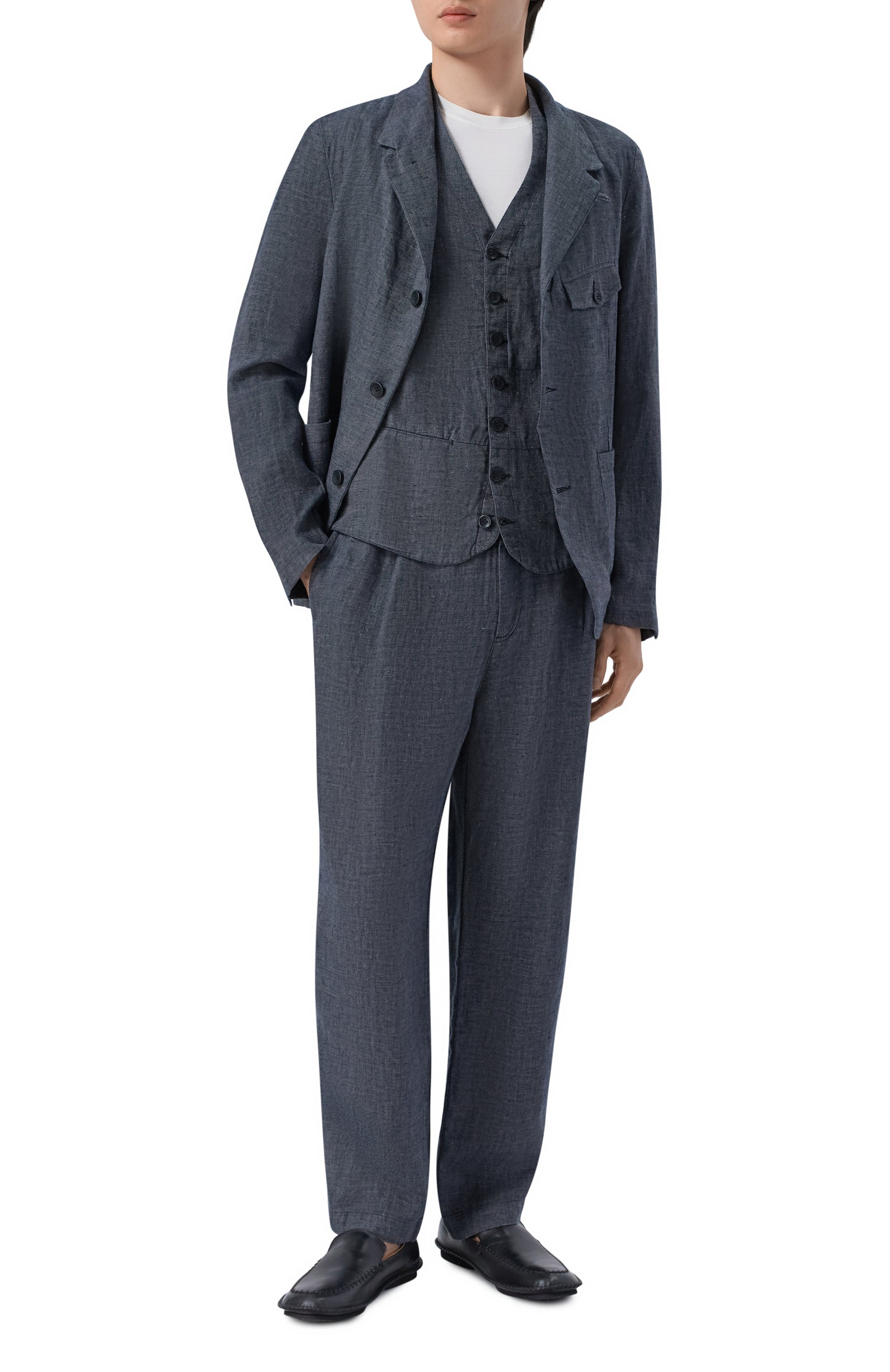 Льняные брюки HANNES ROETHER, арт. PA21DRE.6048, фото 2