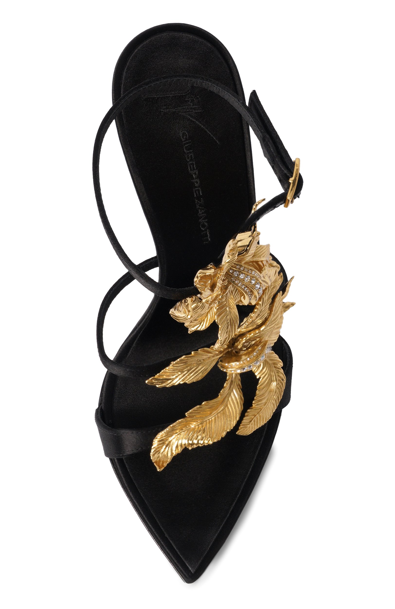 Атласные босоножки incanto 105 GIUSEPPE ZANOTTI DESIGN, арт. I600030, фото 6