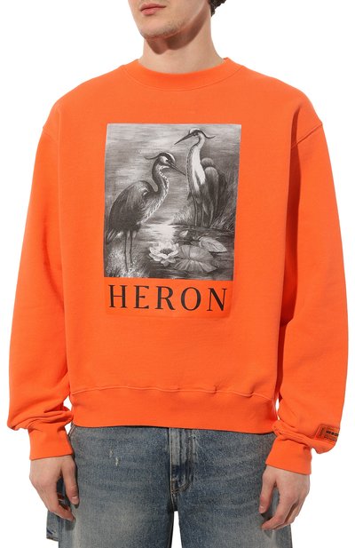 Хлопковый свитшот HERON PRESTON, арт. HMBA016C99JER002, фото 3