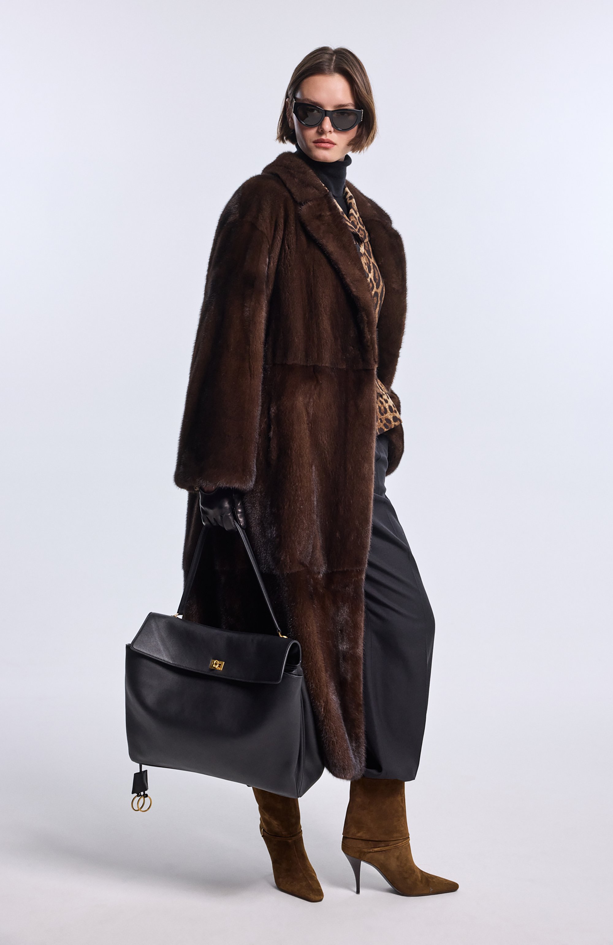 Шерстяные брюки SAINT LAURENT, арт. 832780/Y2J02, фото 6