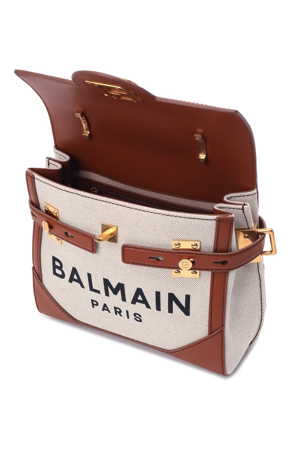 Сумка buzz 23 BALMAIN коричневого цвета по цене 175000 руб., арт. XN1DB530/TCFN, фото 5 Сумка buzz 23 BALMAIN, арт. XN1DB530/TCFN, фото 5