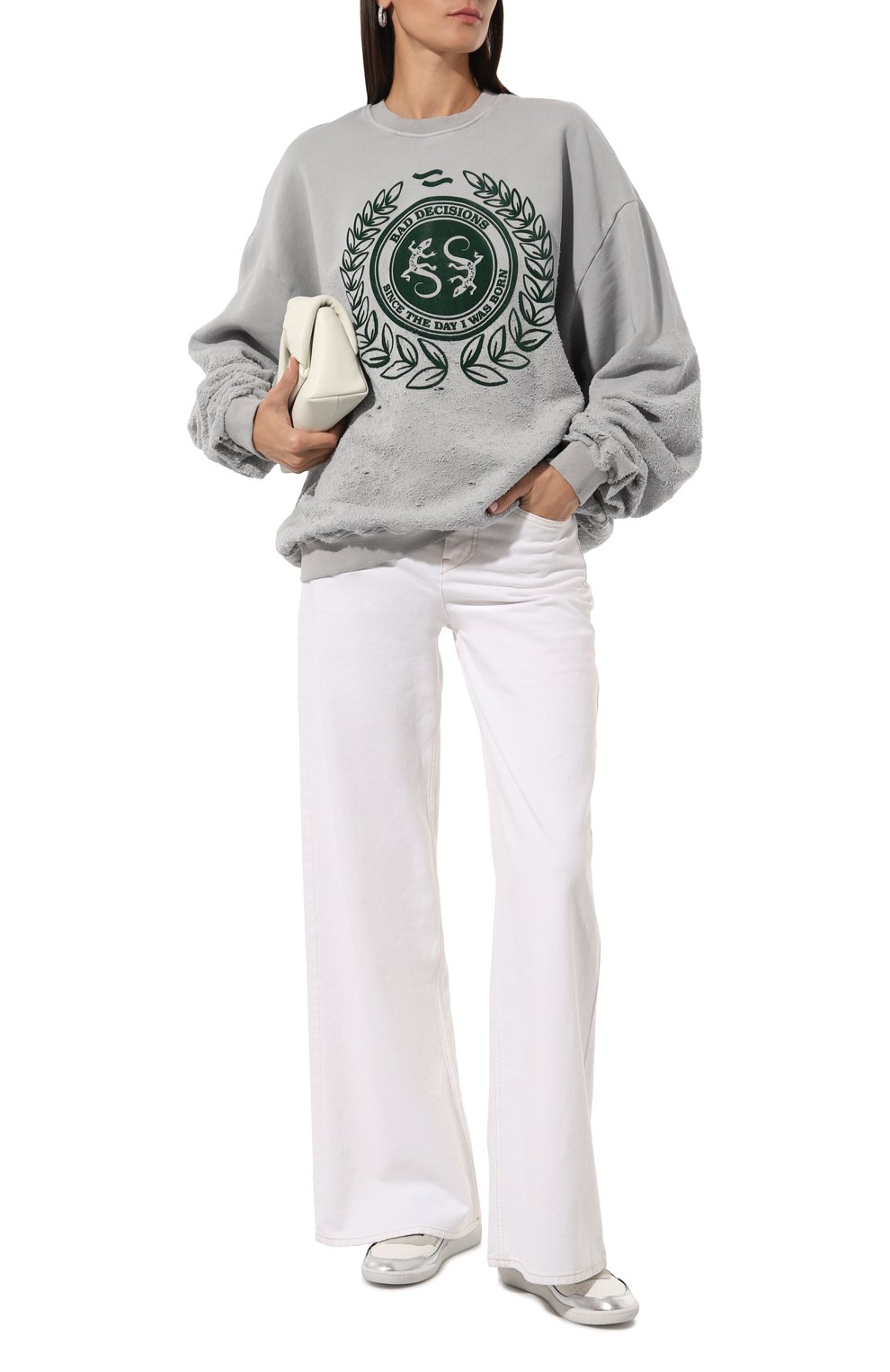 Хлопковый свитшот SSHEENA, арт. 24FWFELPA TF24017, фото 2