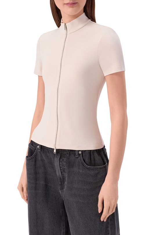 Кардиган из вискозы Alexander Wang 1CC2261305 Кремовый  1CC2261305 Фото 3