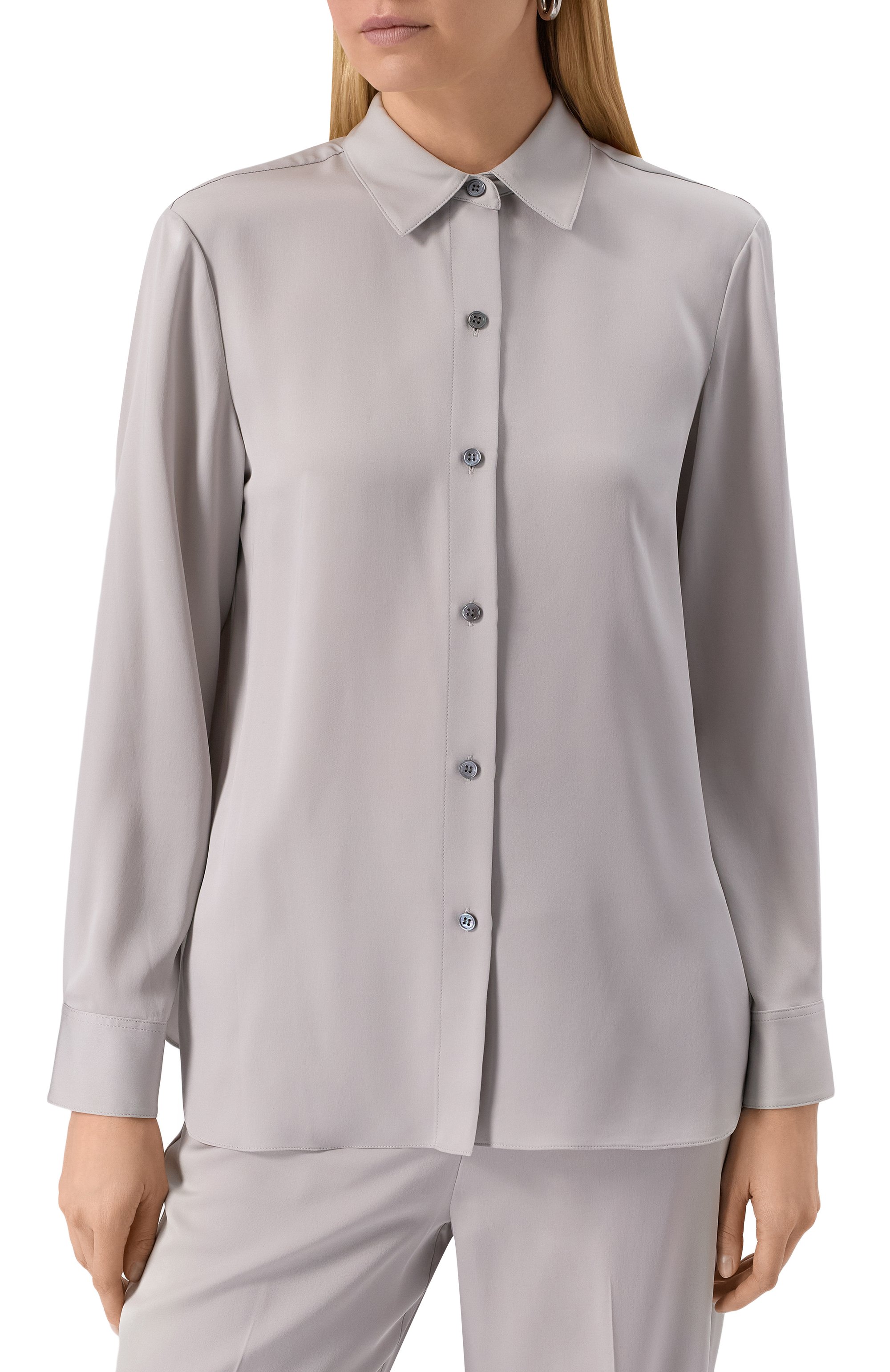 Шелковая блузка THEORY, арт. 00702524, фото 3