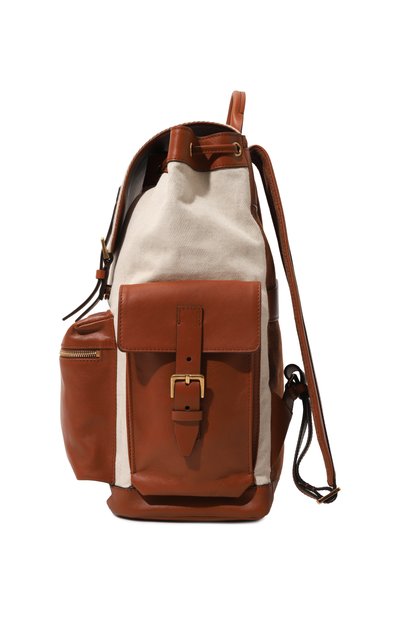 Рюкзак city BRUNELLO CUCINELLI кремового цвета по цене 431000 руб., арт. MBYEU356, фото 4 Рюкзак city BRUNELLO CUCINELLI, арт. MBYEU356, фото 4