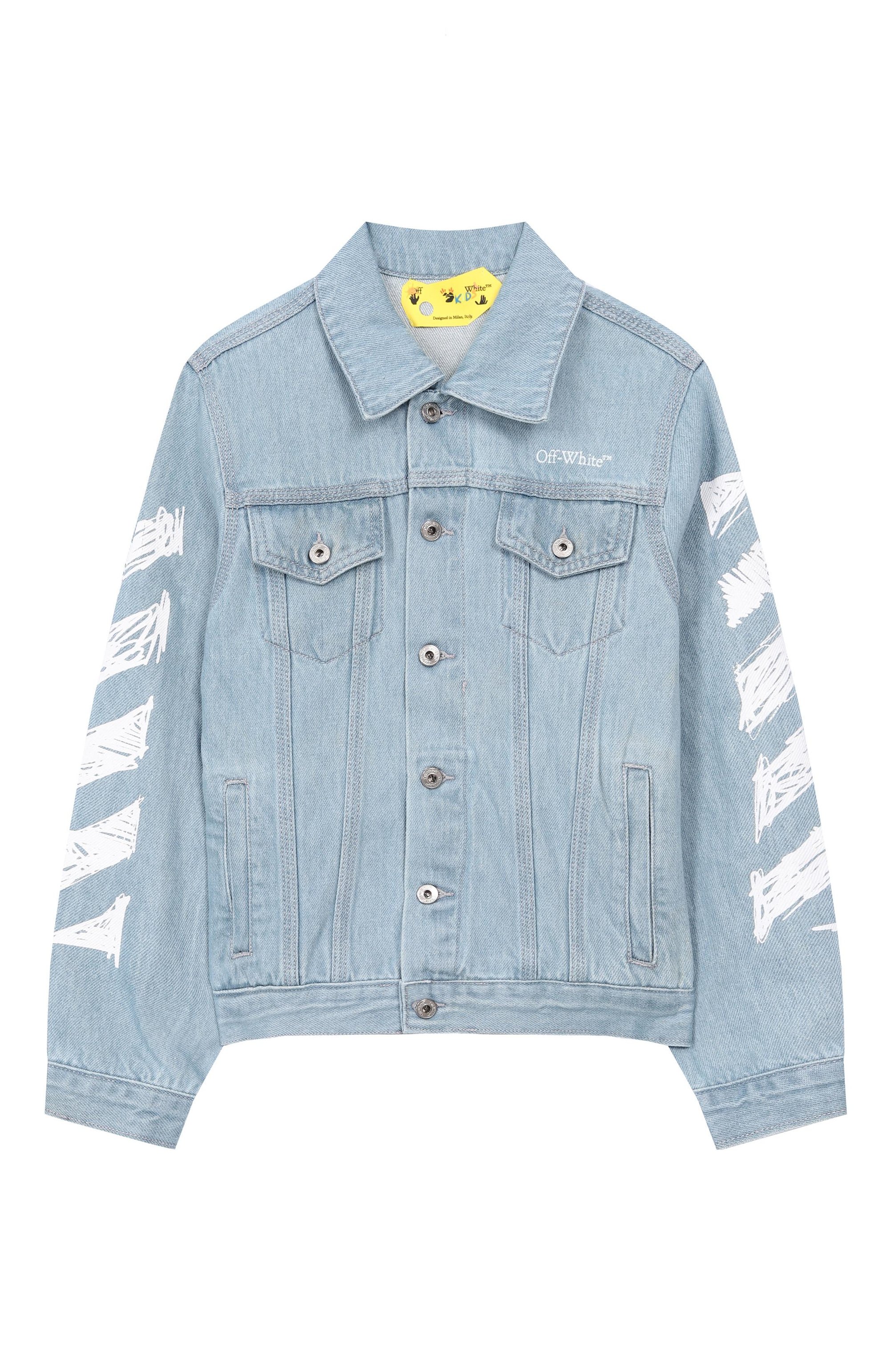 Джинсовая куртка OFF-WHITE, арт. 0BYE001S26DEN001_001, фото 1