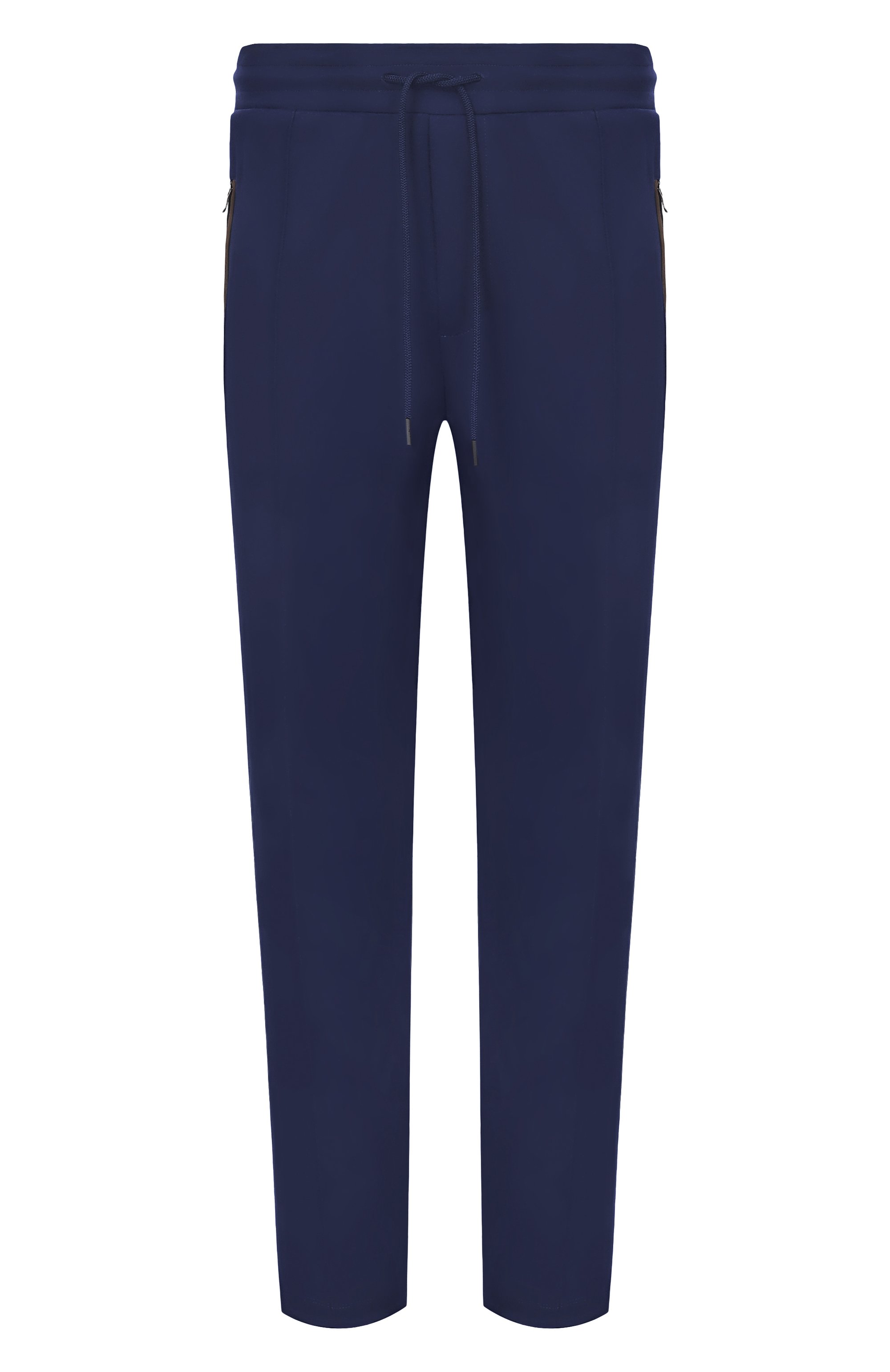 Брюки из вискозы PAUL&SHARK темно-синего цвета по цене 41400 руб., арт. 26411810, фото 1 Брюки из вискозы PAUL&SHARK, арт. 26411810, фото 1