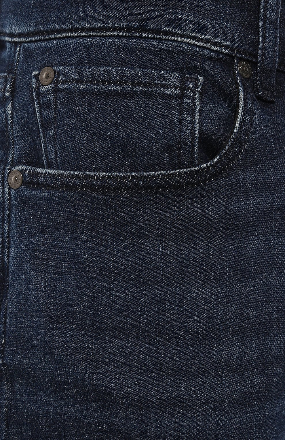 Джинсы standard 7 FOR ALL MANKIND темно-синего цвета по цене 30750 руб., арт. JSMNE050GL, фото 5 Джинсы standard 7 FOR ALL MANKIND, арт. JSMNE050GL, фото 5