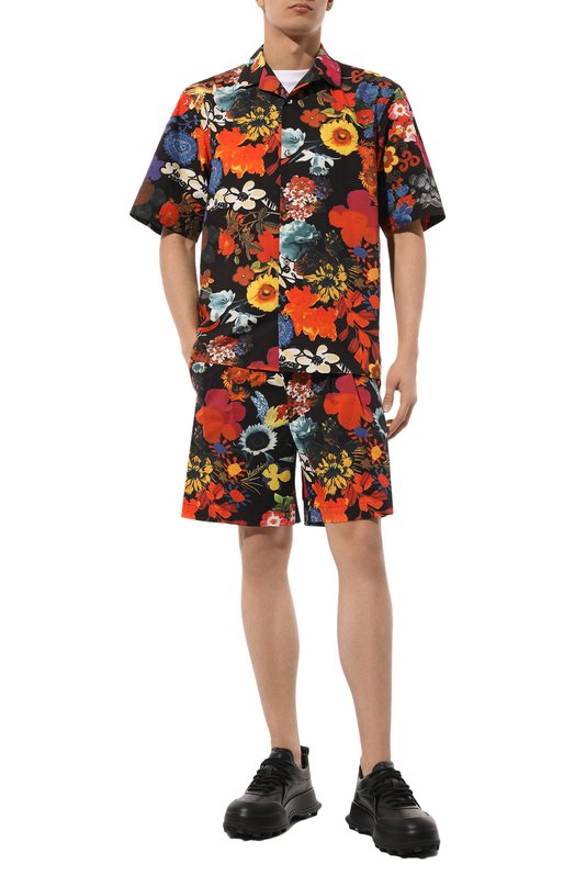 Хлопковые шорты Moschino Разноцветный, фото 2