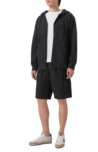 Хлопковые шорты WHITE SAND черного цвета по цене 17550 руб., арт. 26SU59/83, фото 2 Хлопковые шорты WHITE SAND, арт. 26SU59/83, фото 2