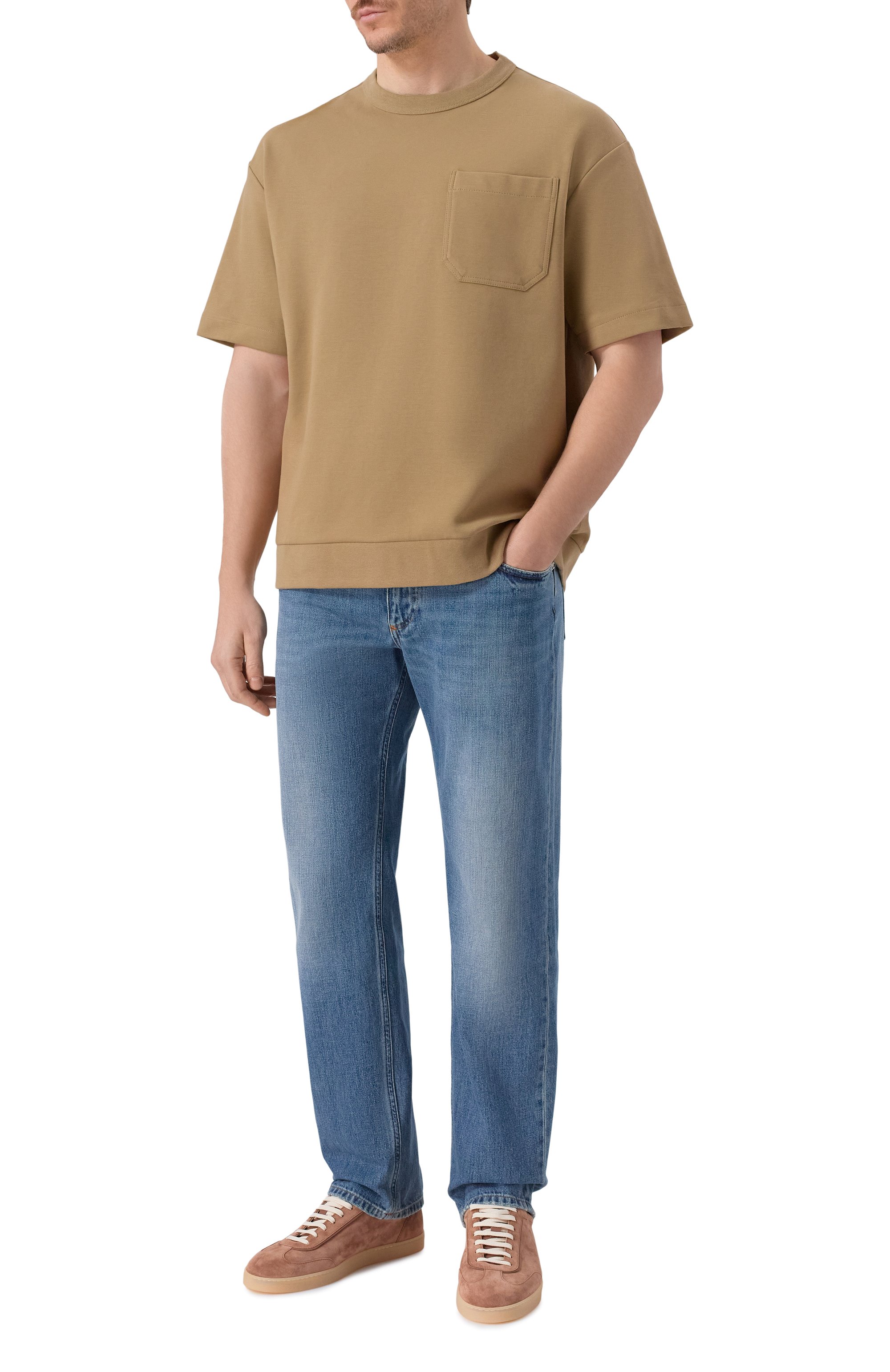 Хлопковая футболка BOSS, арт. 50554243, фото 2