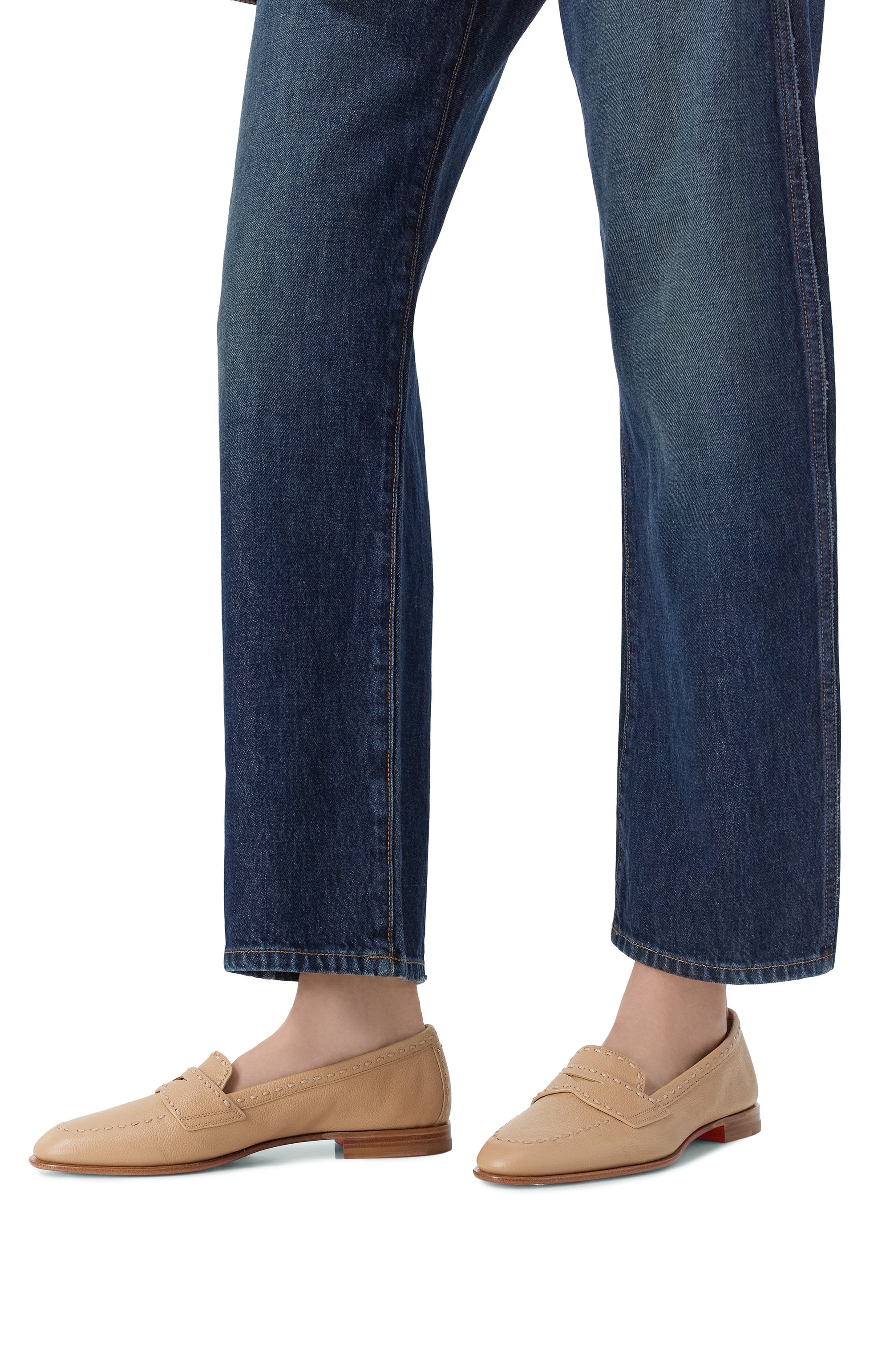 Кожаные пенни-лоферы SANTONI, арт. WUSG71437HAFSWKA, фото 2