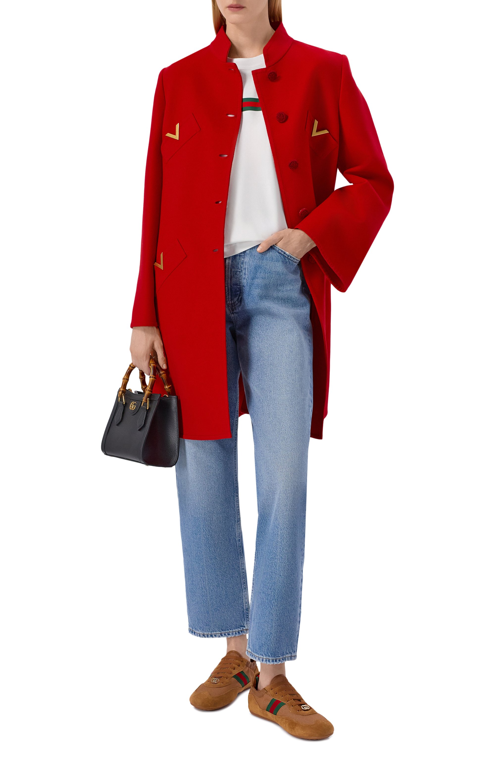 Хлопковая футболка GUCCI белого цвета по цене 86650 руб., арт. 837959/XJHM5, фото 2 Хлопковая футболка GUCCI, арт. 837959/XJHM5, фото 2