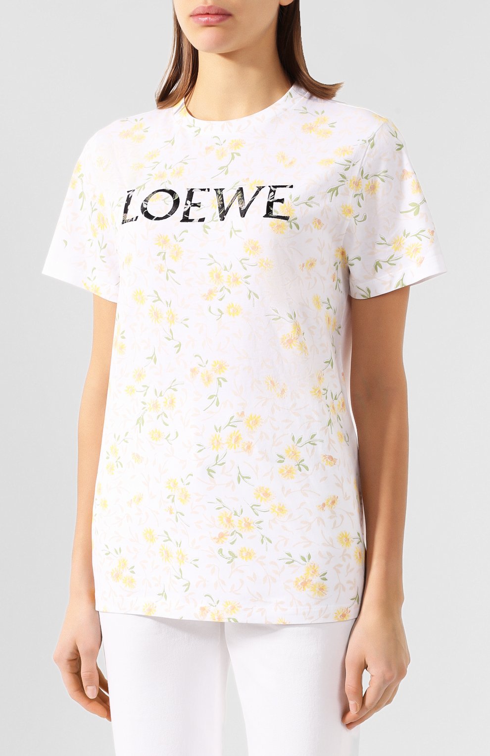 Хлопковая футболка LOEWE, арт. S540333XAR, фото 3