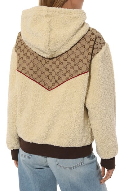 Толстовка the north face x gucci GUCCI разноцветного цвета по цене 187200 руб., арт. 644582 XJC3T, фото 4 Толстовка the north face x gucci GUCCI, арт. 644582 XJC3T, фото 4