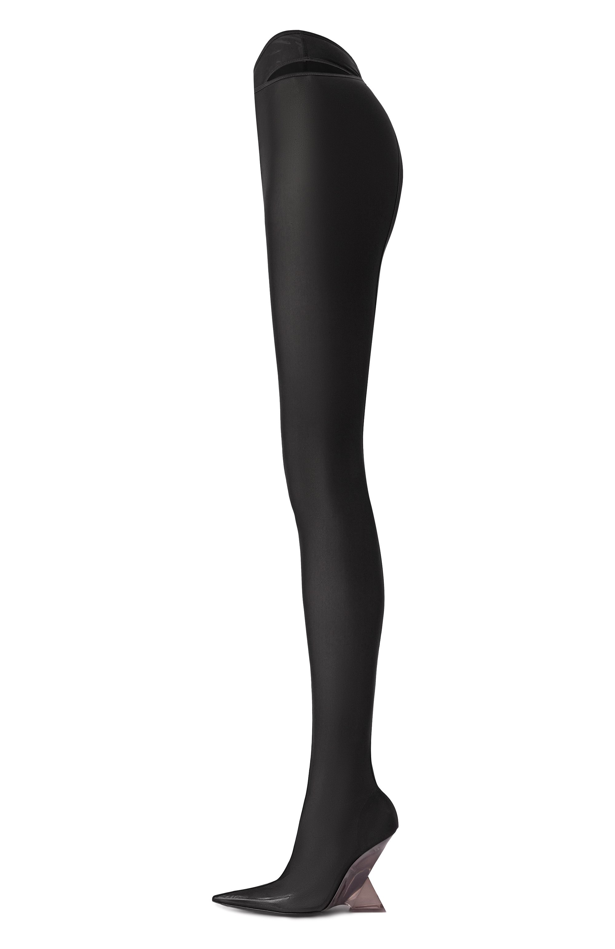 Текстильные ботфорты cheopissima 105 THE ATTICO, арт. 246WSH00802/PAA066PH, фото 4