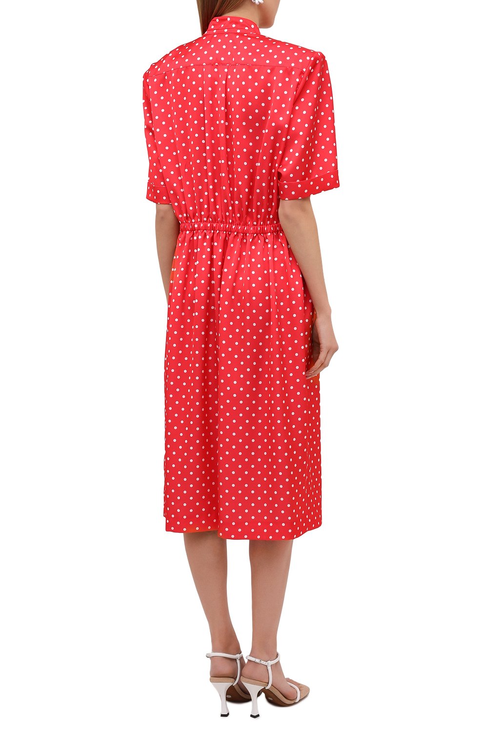 Платье VETEMENTS, арт. WE51DR100R 2607/RED/WHITE, фото 4