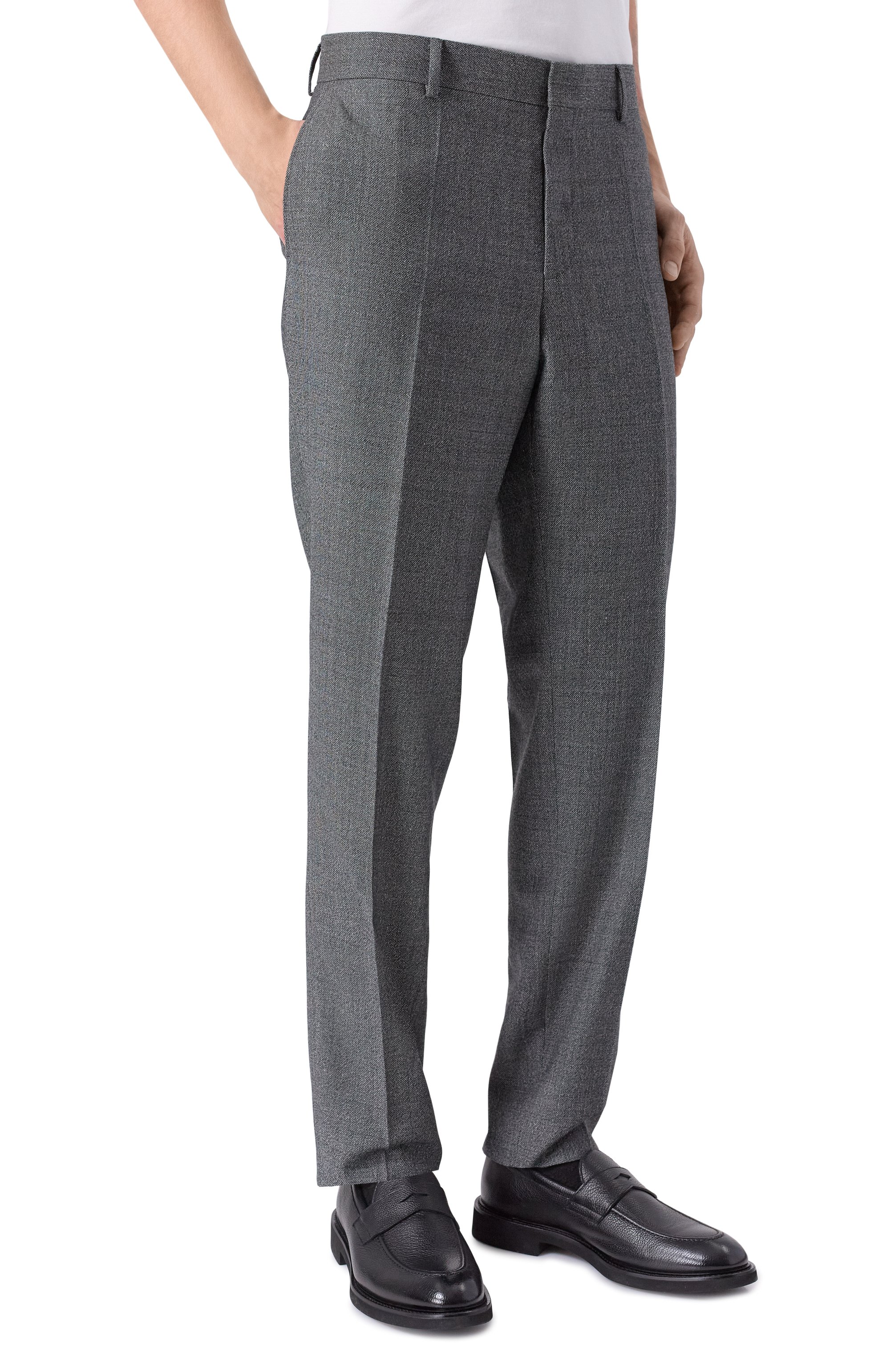 Шерстяные брюки BOSS, арт. 50551567, фото 3