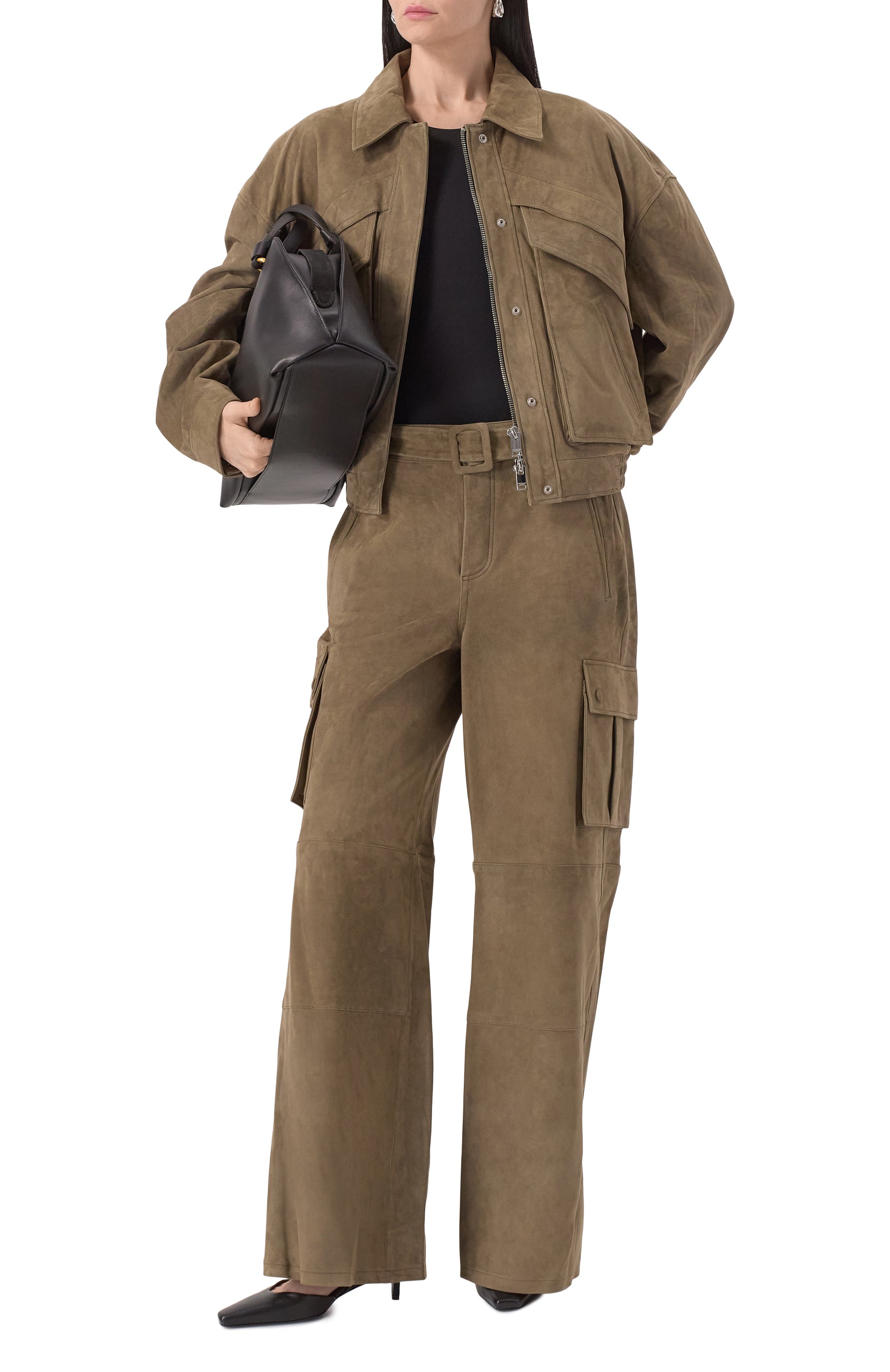 Замшевые брюки-карго JACOB LEE, арт. WLP086SS25L0, фото 2